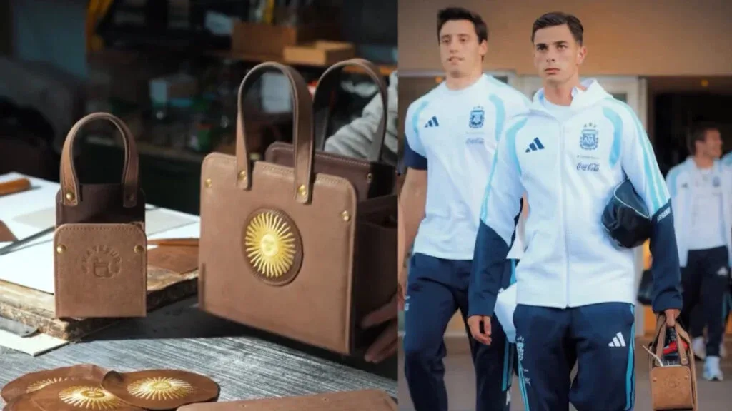 Matesur de Trelew envió 25 materas a la Selección por pedido del Dibu Martínez