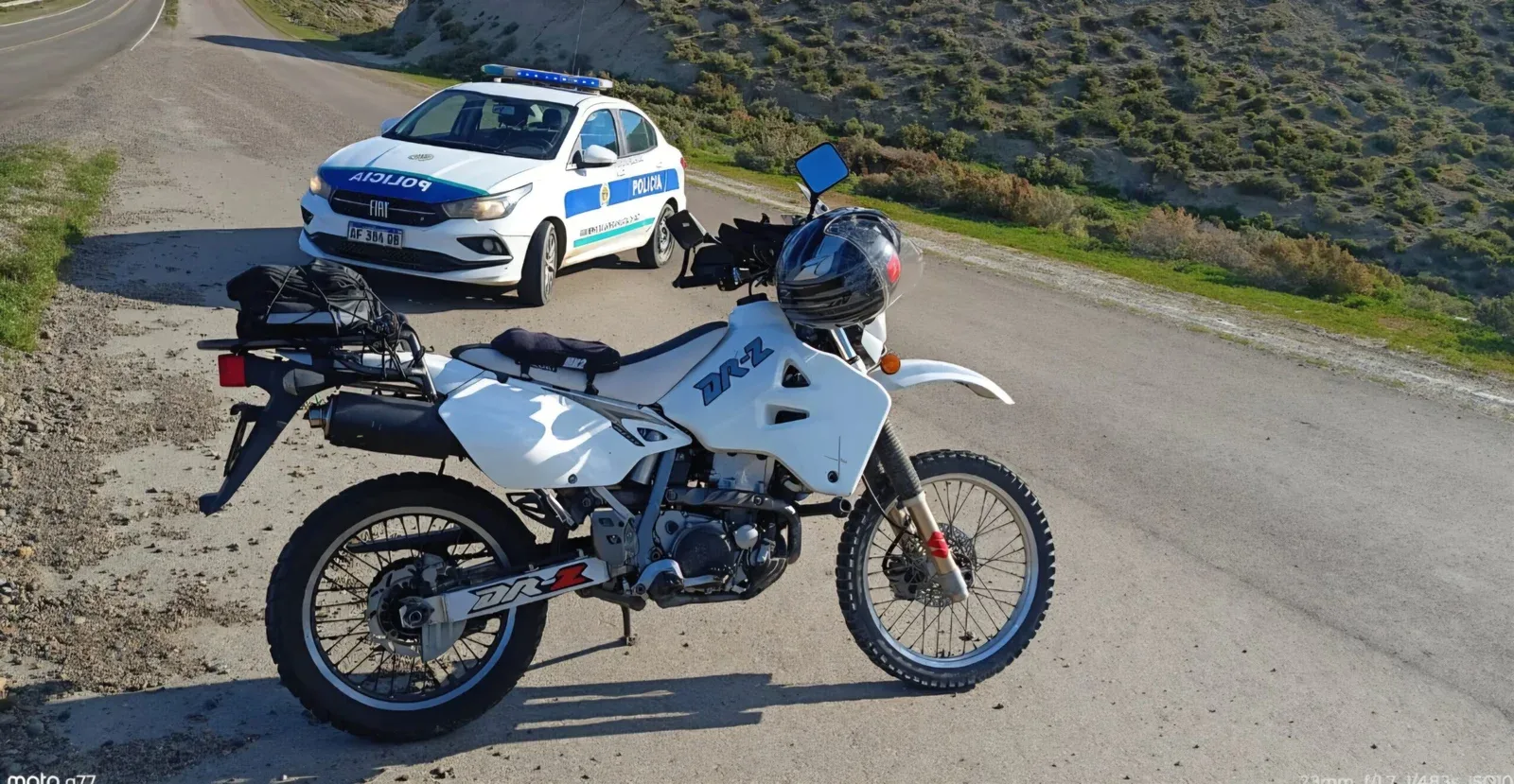 Motociclista de 70 años herido en un choque en la bajada de Los Palitos