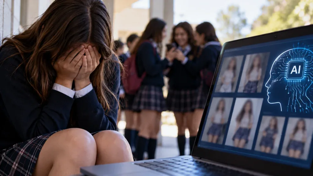 Denuncian imágenes íntimas falsas creadas con IA en una escuela de Villa Bosch