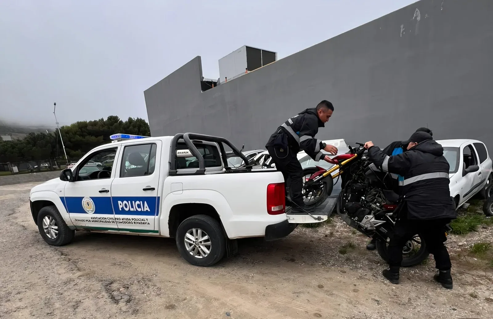 Recuperan en Comodoro Rivadavia una moto robada y la trasladan a Rada Tilly
