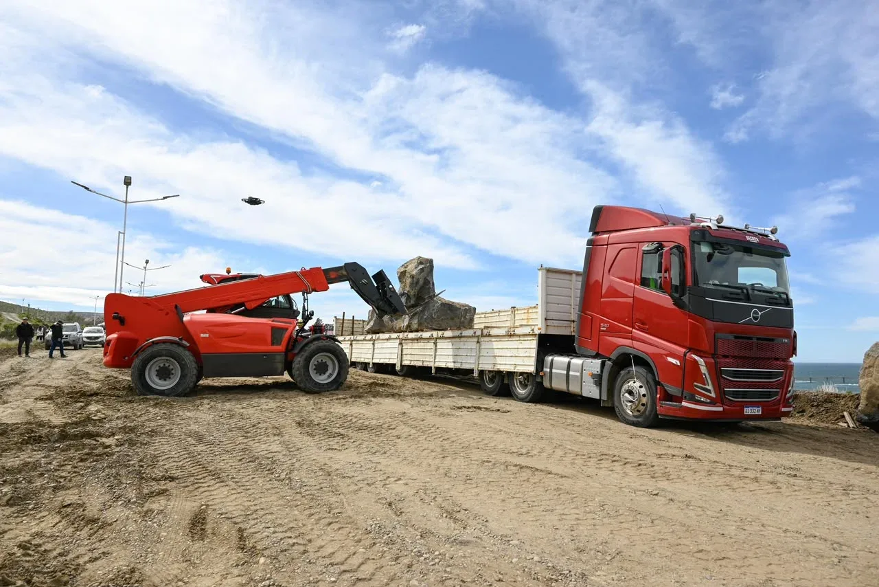 Torres supervisa obras del Plan Galina en Comodoro Rivadavia