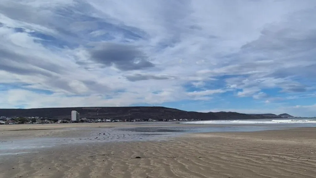 Jueves nublado y sin lluvias en Rada Tilly