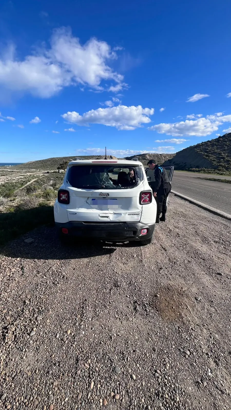 Motociclista de 70 años herido en un choque en la bajada de Los Palitos