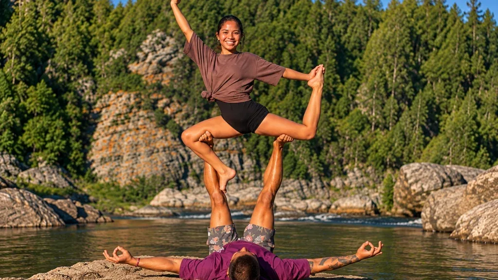 Acroyoga y Yoga Nidra se combinan en un taller en Rada Tilly