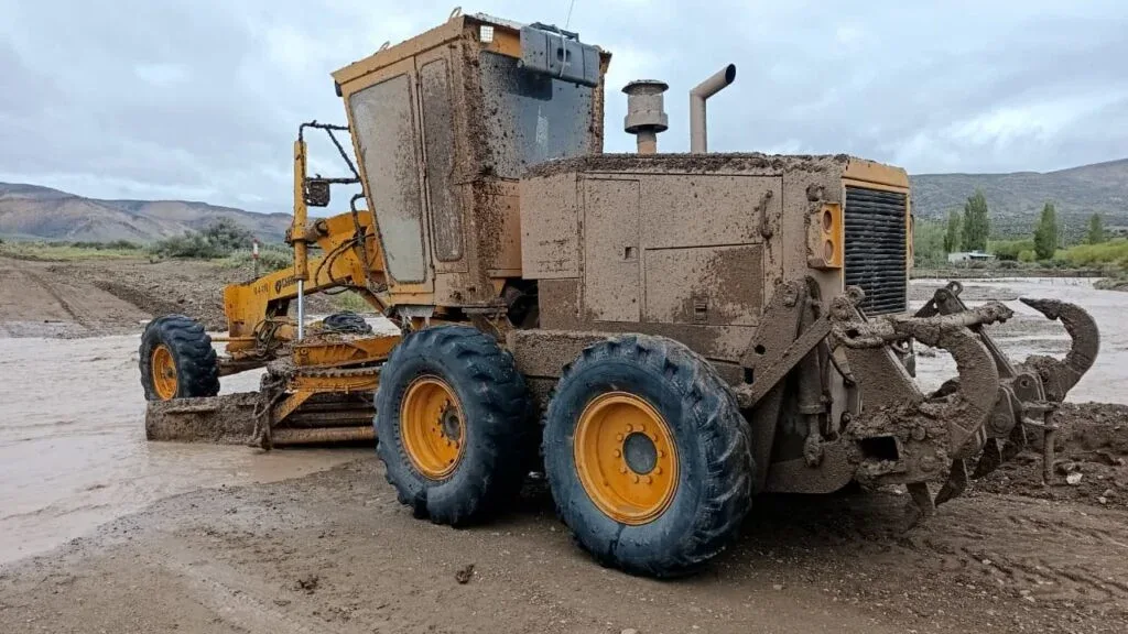 Chubut: alerta amarilla y cortes en rutas y reservas por lluvias