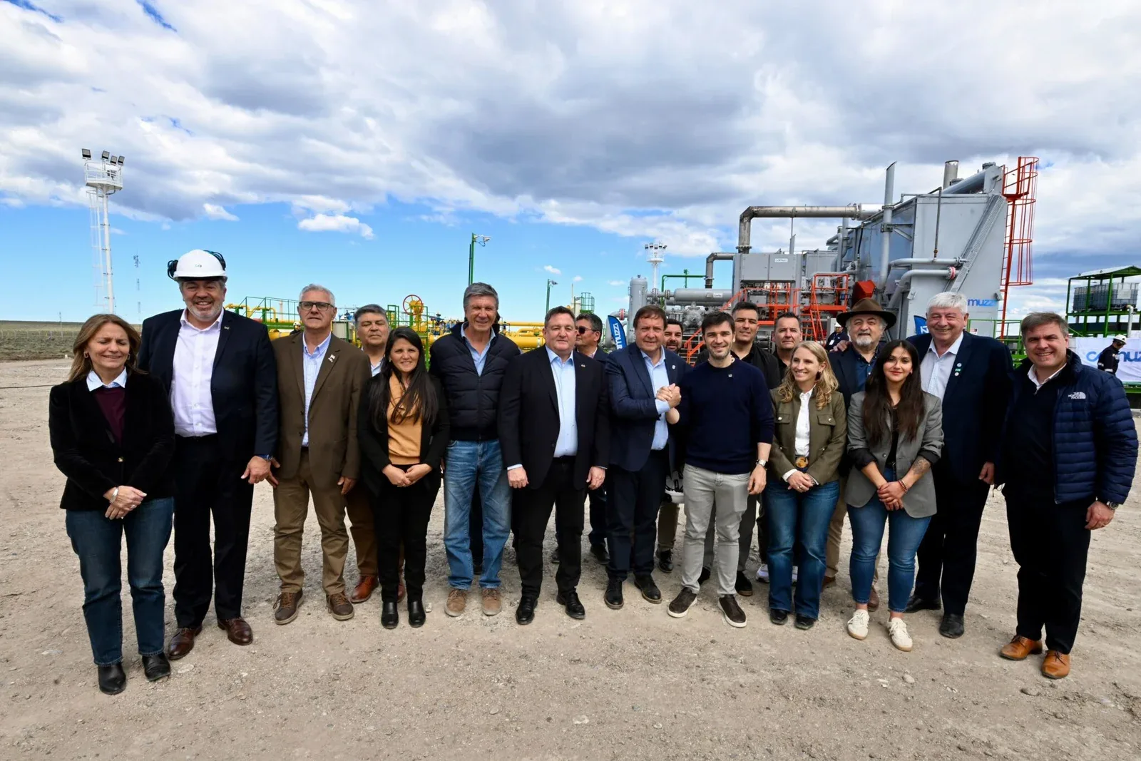 Holdich ya comprime: la Patagonia suma gas para 25 localidades