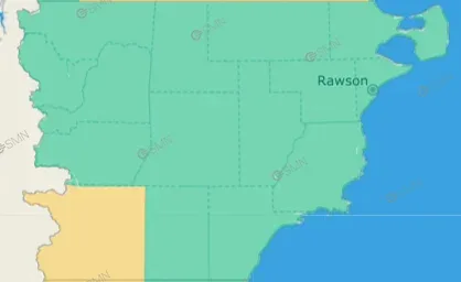 Alerta amarillo por lluvias y tormentas embebidas en el sudoeste de Chubut