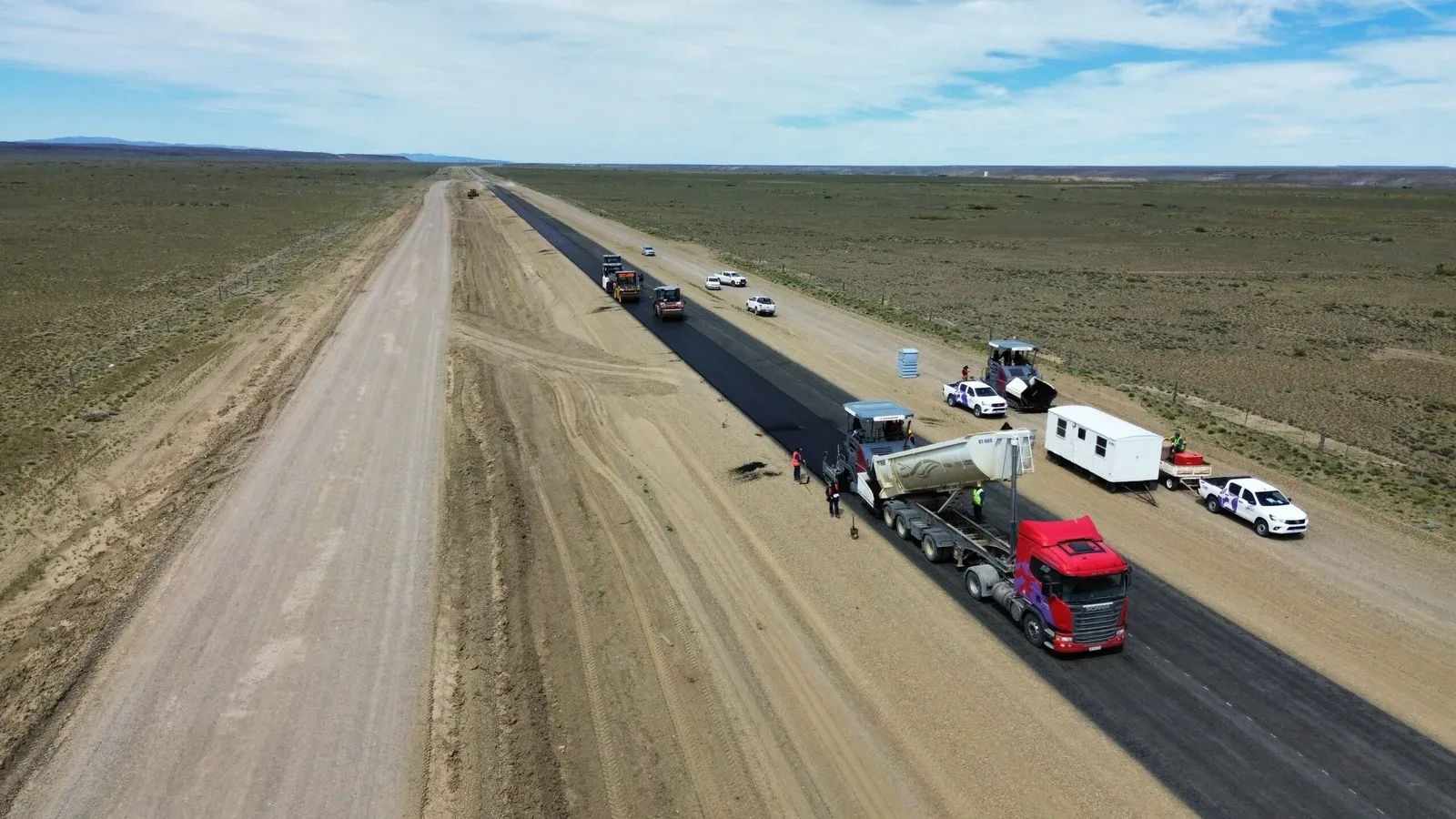 Torres resalta el avance de la pavimentación de la Ruta 40 con fondos provinciales