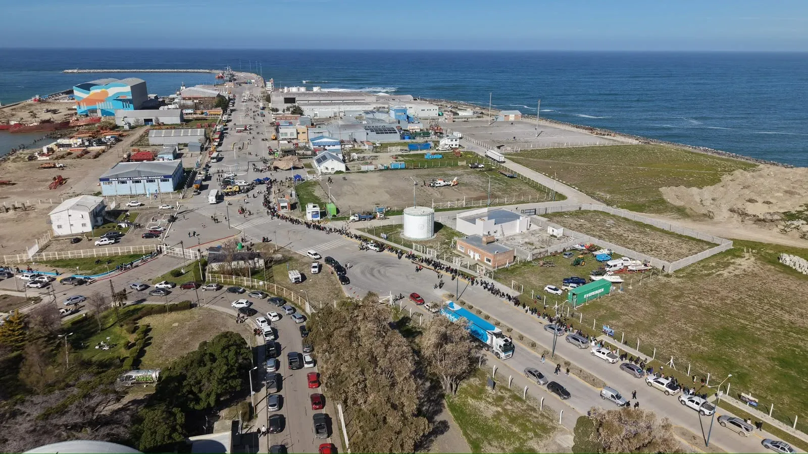 El Puerto de Comodoro Rivadavia celebró los 30 años del muelle de ultramar con una jornada abierta a la comunidad