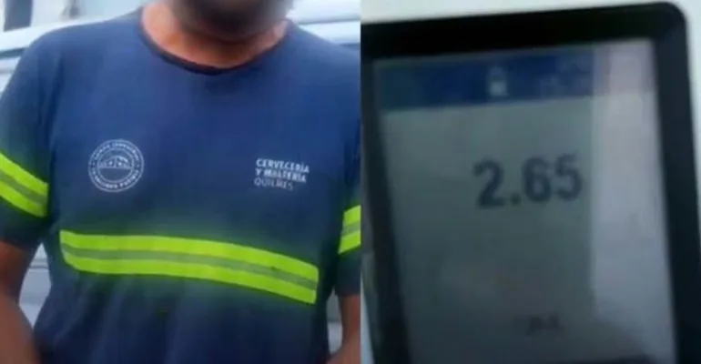 Un camionero con 2,65 g/l de alcohol fue frenado en la Panamericana