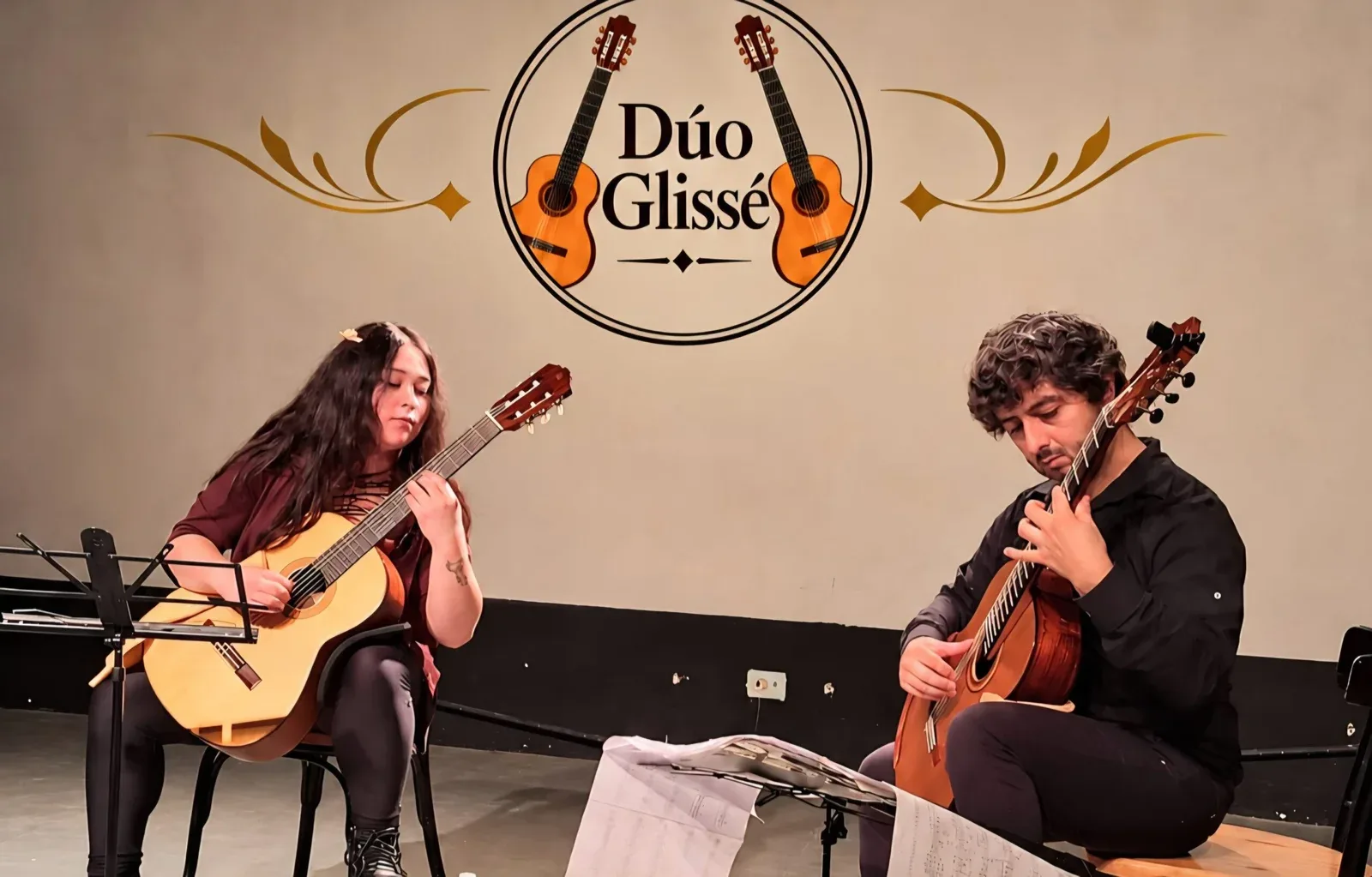 El Dúo Glissé recorre del Renacimiento a Piazzolla en Patio Ilustrado