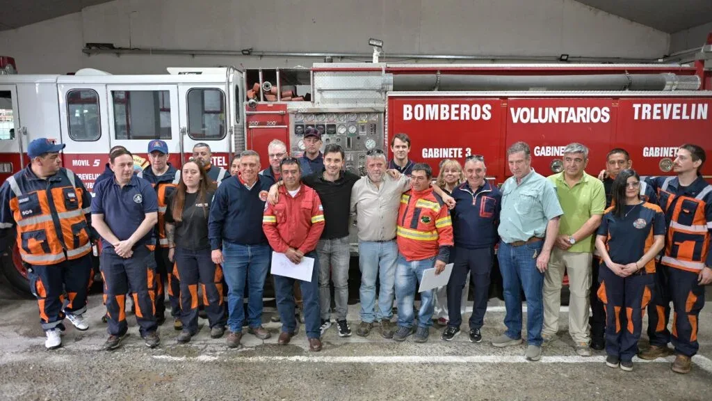 Chubut financiará ocho nuevos camiones para Bomberos Voluntarios