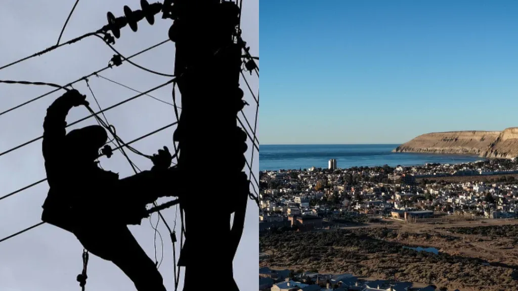 Robo de cable de cobre dejó sin luz a barrios de Comodoro y Rada Tilly