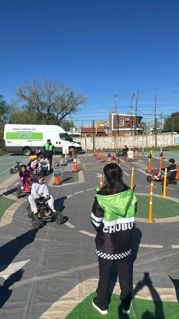 Educación vial para los más chicos en Rada Tilly